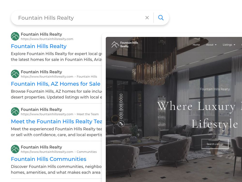 Modern IDX website designed to grow your digital presence and attract buyers